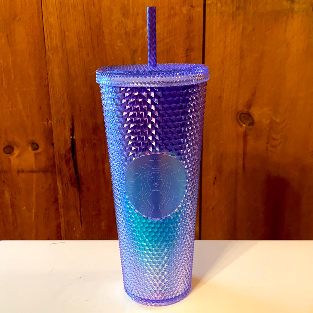 Starbucks Blue Ombré Studded Tumbler